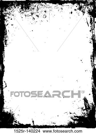 grunge border View Large Illustration Stock Illustration - grunge border. Fotosearch
