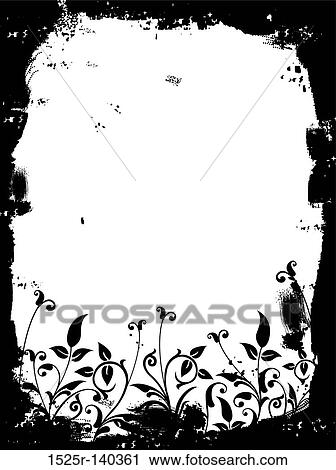Grunge border, vector View Large Illustration Clip Art - Grunge border, vector. Fotosearch