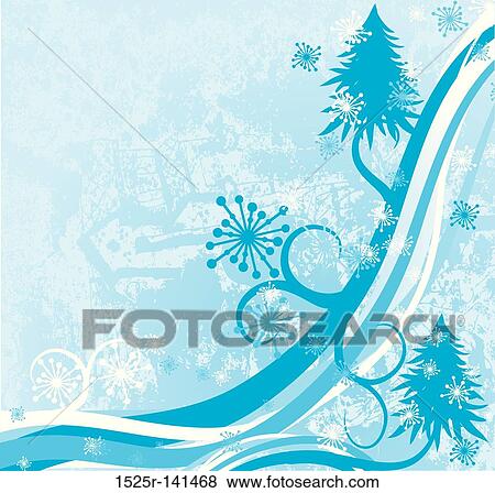 Grunge christmas background, vector View Large Illustration Stock Illustration - Grunge christmas background, vector. Fotosearch