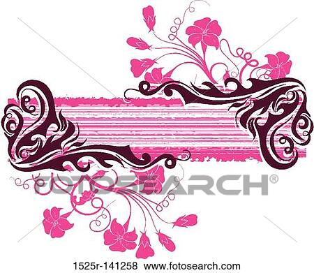 Grunge floral background, vector View Large Illustration Stock Illustration - Grunge floral background, vector. Fotosearch