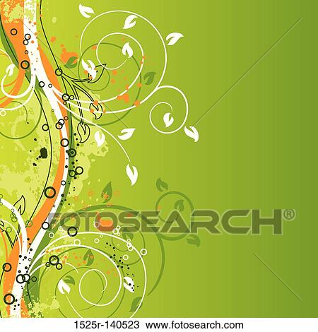 Grunge floral backgrounds, vector View Large Illustration Drawing - Grunge floral backgrounds, vector. Fotosearch