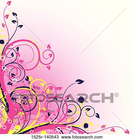 Grunge floral backgrounds, vector View Large Illustration Drawing - Grunge floral backgrounds, vector. Fotosearch