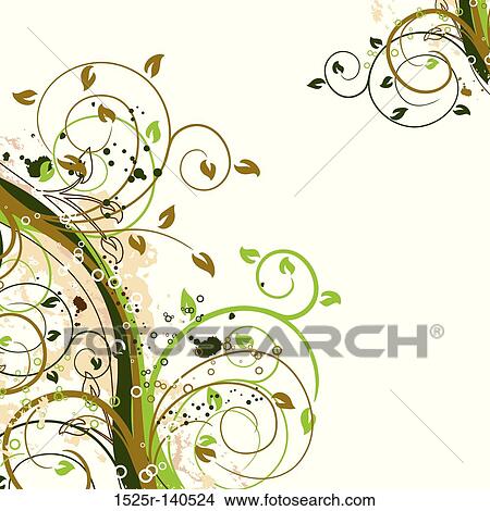 Grunge floral backgrounds, vector View Large Illustration Stock Illustration - Grunge floral backgrounds, vector. Fotosearch