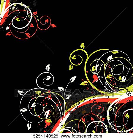 Grunge floral backgrounds, vector View Large Illustration Stock Illustration - Grunge floral backgrounds, vector. Fotosearch