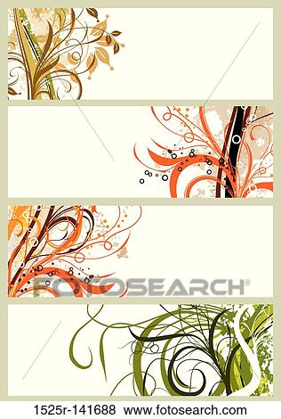 Grunge floral backgrounds, vector View Large Illustration Stock Illustration - Grunge floral backgrounds, vector. Fotosearch