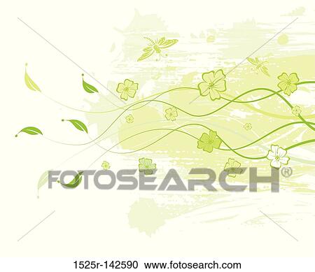 Grunge flower background View Large Illustration Clipart - Grunge flower background. Fotosearch