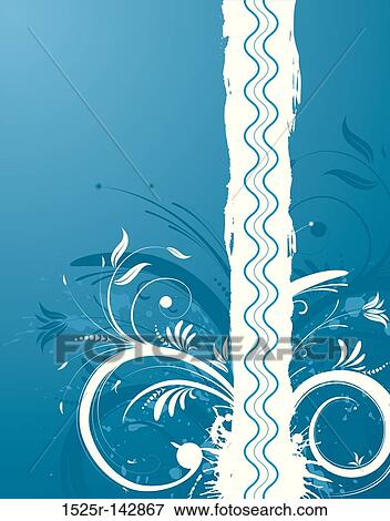 Grunge flower background View Large Illustration Stock Illustration - Grunge flower background. Fotosearch