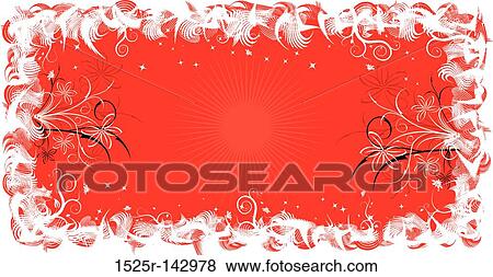 Grunge frame flower, elements for design, vector View Large Illustration Stock Illustration - Grunge frame flower, elements for design, vector. Fotosearch