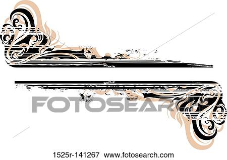Stock Illustration - Grunge frame, vector. Fotosearch