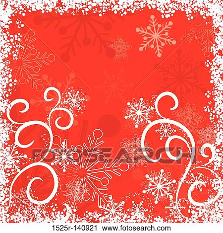 Grunge snowflakes background, vector View Large Illustration Clip Art - Grunge snowflakes background, vector. Fotosearch