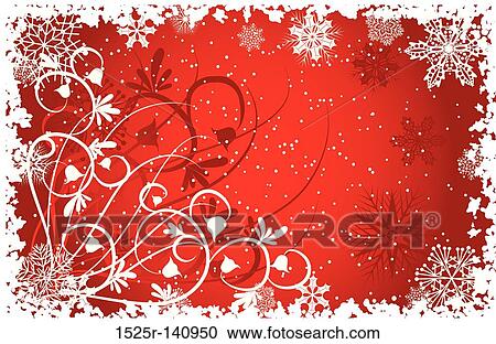 Grunge snowflakes background, vector View Large Illustration Clipart - Grunge snowflakes background, vector. Fotosearch