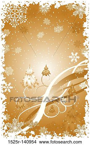 Stock Illustration - Grunge snowflakes background, vector. Fotosearch