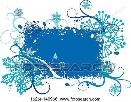 Grunge snowflakes background, vector View Large Illustration Stock Illustration - Grunge snowflakes background, vector. Fotosearch