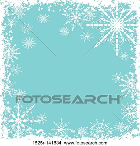 Grunge snowflakes background, vector View Large Illustration Stock Illustration - Grunge snowflakes background, vector. Fotosearch