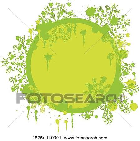 Grunge snowflakes frame, vector View Large Illustration Clip Art - Grunge snowflakes frame, vector. Fotosearch