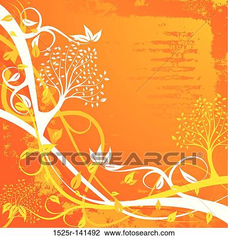Grunge tree background, vector View Large Illustration Drawing - Grunge tree background, vector. Fotosearch