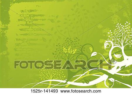 Grunge tree background, vector View Large Illustration Drawing - Grunge tree background, vector. Fotosearch