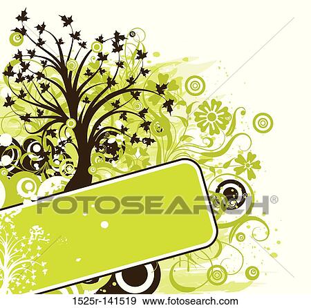 Grunge tree background, vector View Large Illustration Stock Illustration - Grunge tree background, vector. Fotosearch
