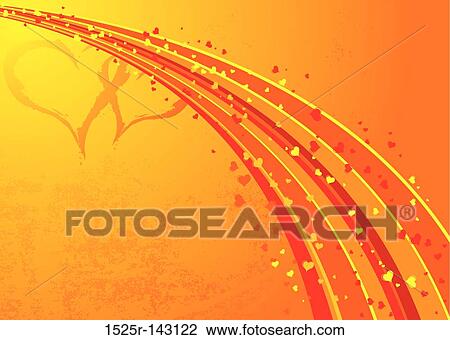Grunge valentines background, vector View Large Illustration Drawing - Grunge valentines background, vector. Fotosearch