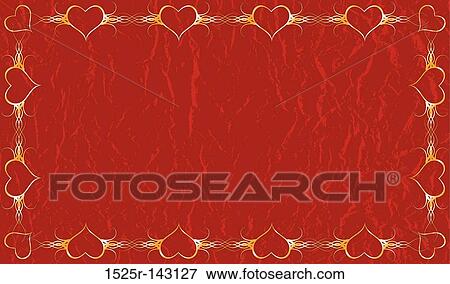 Grunge valentines background, vector View Large Illustration Stock Illustration - Grunge valentines background, vector. Fotosearch
