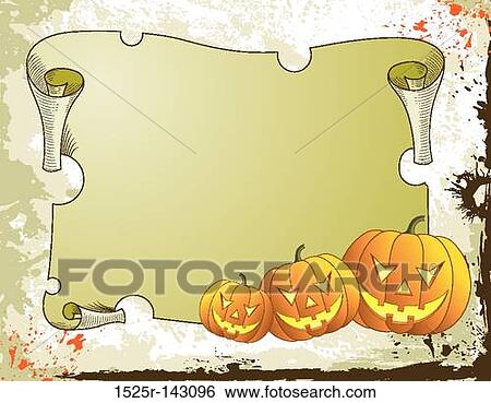 Halloween background View Large Illustration Stock Illustration - Halloween background. Fotosearch