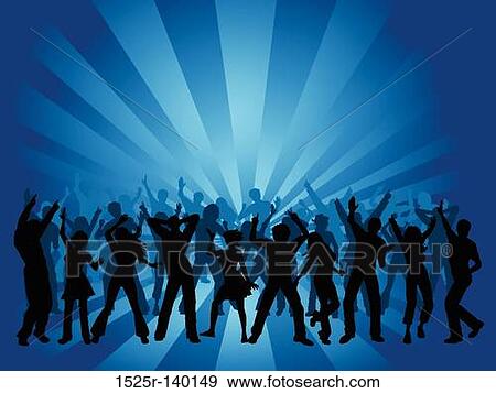 huge party View Large Illustration Stock Illustration - huge party. Fotosearch