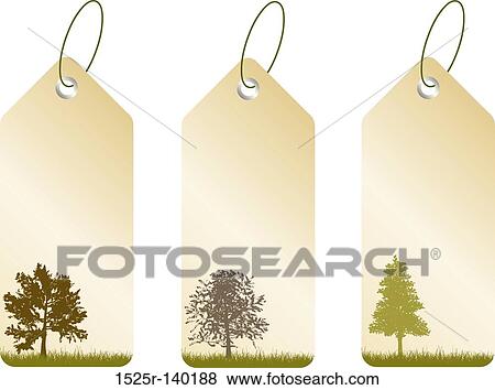 leaf tags View Large Illustration Stock Illustration - leaf tags. Fotosearch