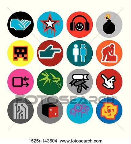 Stock Illustration - LOGO CANDY 1. Fotosearch