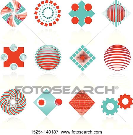 logos View Large Illustration Stock Illustration - logos. Fotosearch