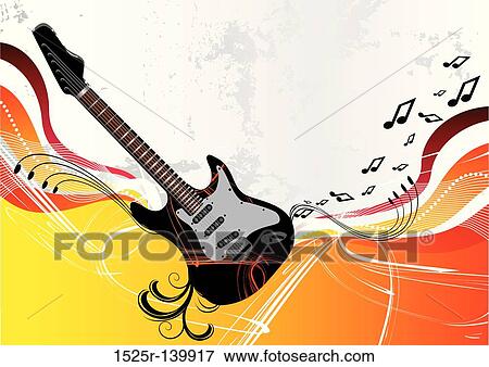 Music Guitar Abstract View Large Illustration Stock Illustration - Music Guitar Abstract. Fotosearch