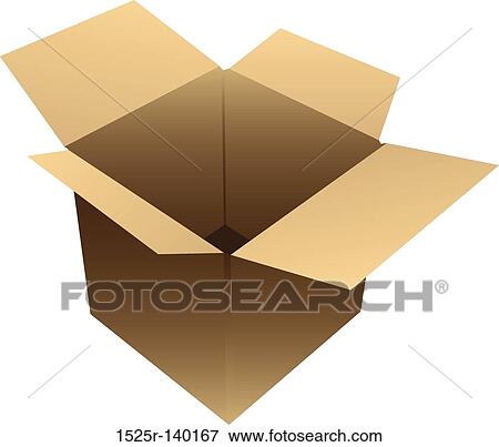 open box View Large Illustration Stock Illustration - open box. Fotosearch