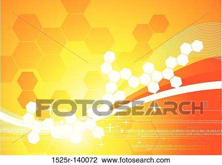 Orange Abstract Background View Large Illustration Drawing - Orange Abstract Background. Fotosearch