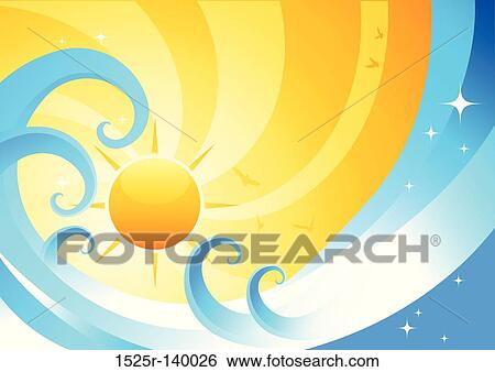 Stock Illustration - Orange Summer Juice. Fotosearch