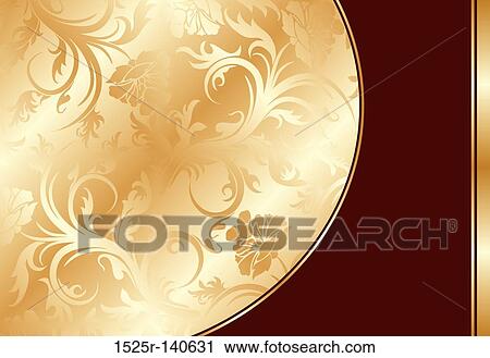 Ornamental floral design, vector View Large Illustration Clip Art - Ornamental floral design, vector. Fotosearch
