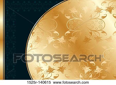 Stock Illustration - Ornamental floral design, vector. Fotosearch