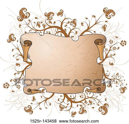 Parchment View Large Illustration Stock Illustration - Parchment. Fotosearch