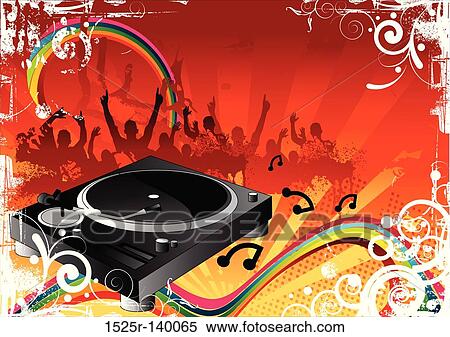 Stock Illustration - Party Night. Fotosearch