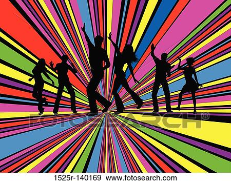 party people View Large Illustration Stock Illustration - party people. Fotosearch