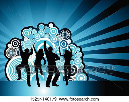 Stock Illustration - party time. Fotosearch