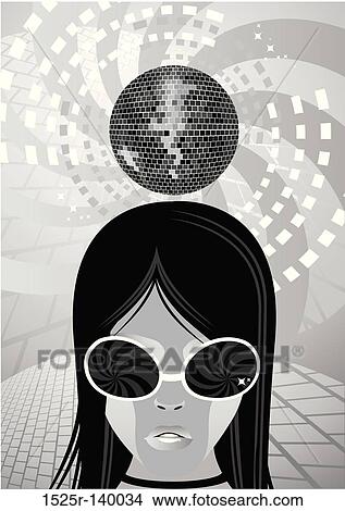 Stock Illustration - Party Tonight!. Fotosearch