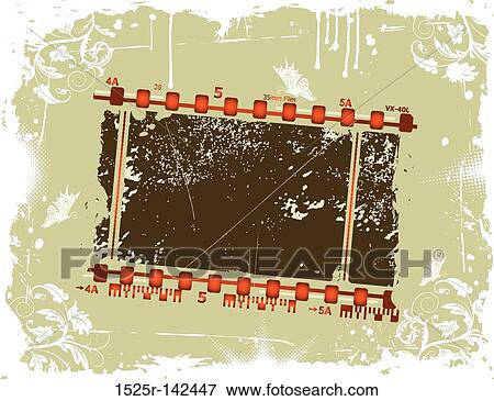 Stock Illustration - Photographic film frame. Fotosearch