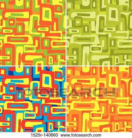 Retro pattern, seamless, vector View Large Illustration Clipart - Retro pattern, seamless, vector. Fotosearch