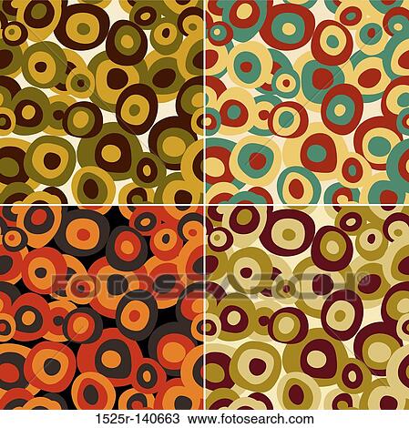 Retro pattern, seamless, vector View Large Illustration Drawing - Retro pattern, seamless, vector. Fotosearch