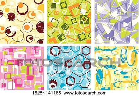 Retro pattern, vector View Large Illustration Stock Illustration - Retro pattern, vector. Fotosearch