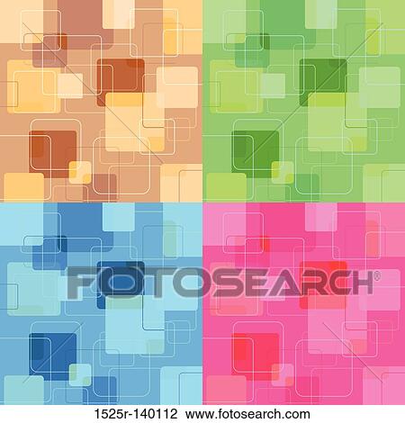 retro squares View Large Illustration Drawing - retro squares. Fotosearch
