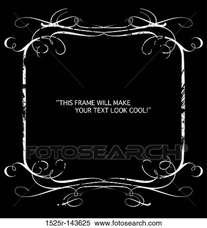 script style frame border 02 View Large Illustration Stock Illustration - script style frame border 02. Fotosearch