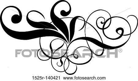 Scroll, cartouche, decor, vector illustration View Large Illustration Clip Art - Scroll, cartouche, decor, vector illustration. Fotosearch