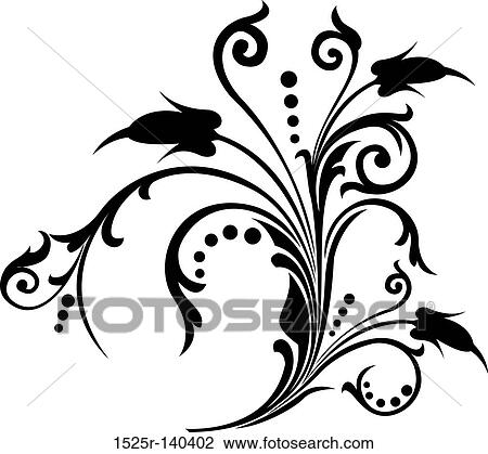 Scroll, cartouche, decor, vector illustration View Large Illustration Drawing - Scroll, cartouche, decor, vector illustration. Fotosearch
