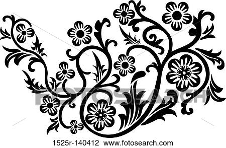 Scroll, cartouche, decor, vector illustration View Large Illustration Drawing - Scroll, cartouche, decor, vector illustration. Fotosearch