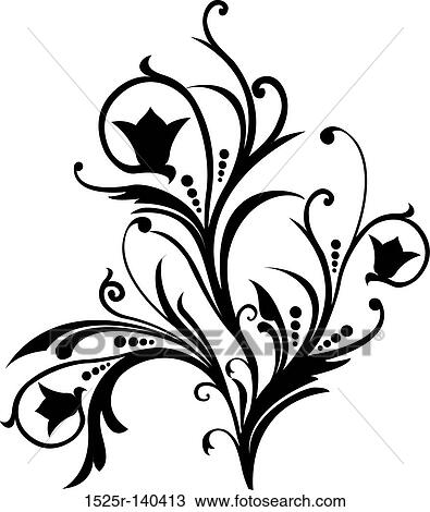 Scroll, cartouche, decor, vector illustration View Large Illustration Drawing - Scroll, cartouche, decor, vector illustration. Fotosearch